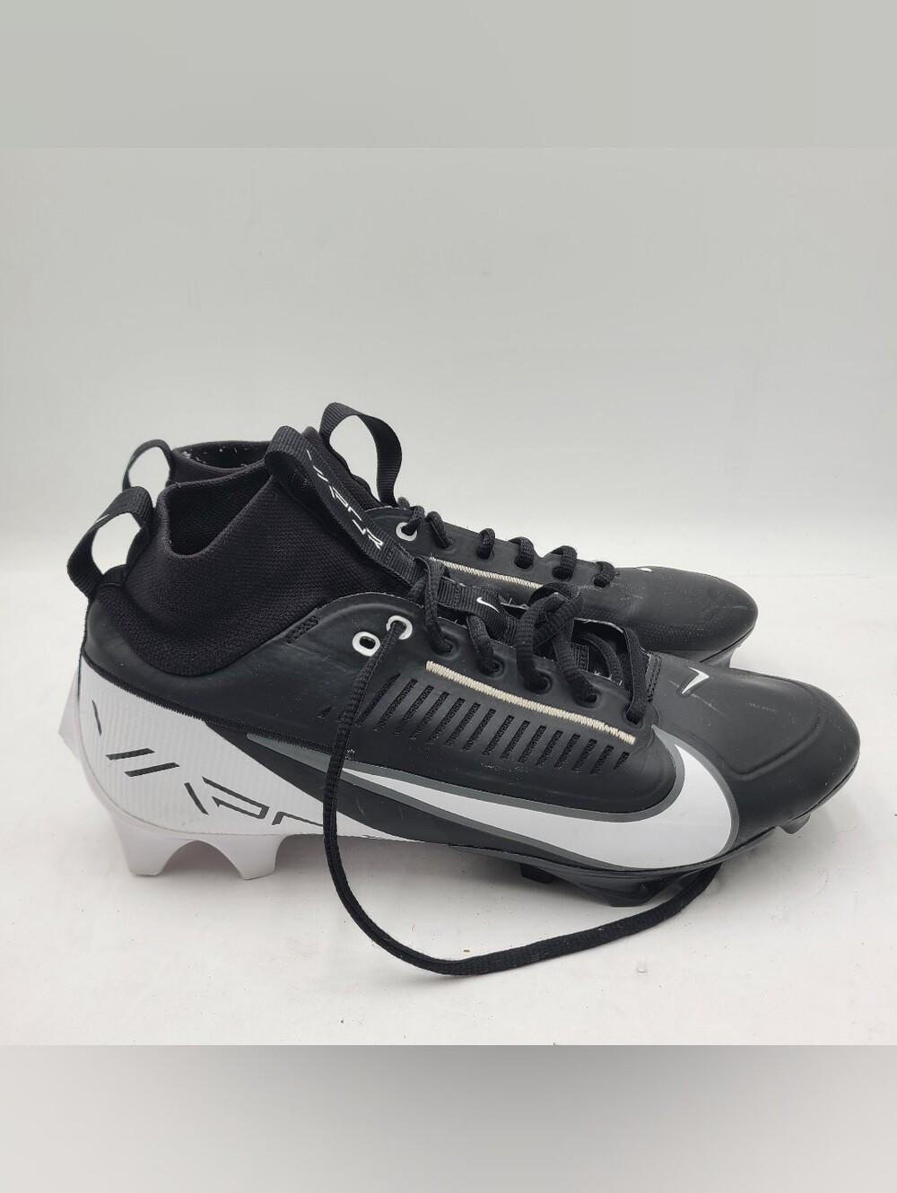 b50 Nike Vapor Edge Pro 360 2 Men’s Size 9.5 Football Cleats Black DA5456-001